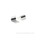 Conector de cabeçalho de pino de 2,0 mm de linha única 4P